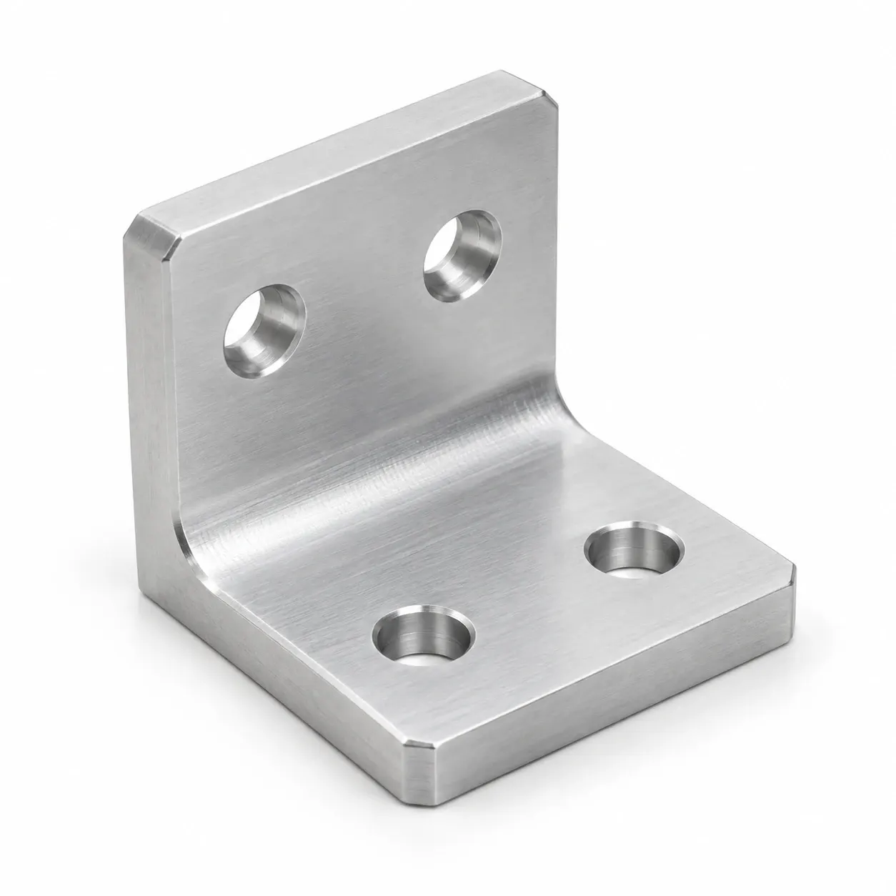 Battery mounting lug / corner block — Aluminium, L-block and lug machined from solid