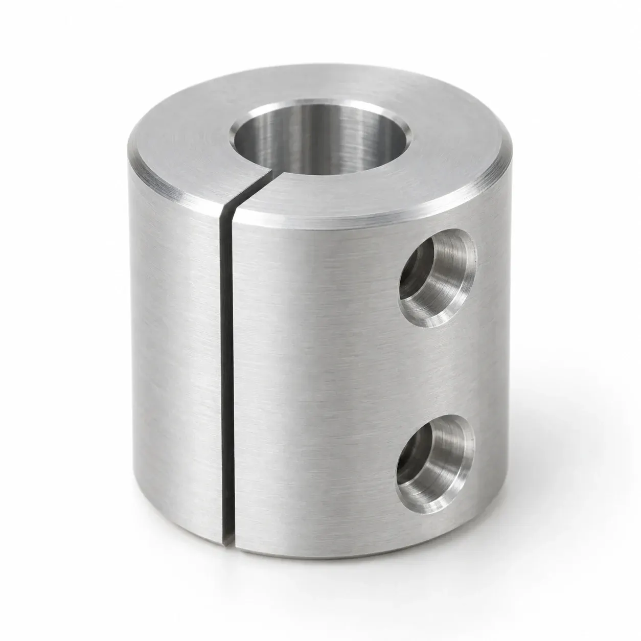 Shaft coupling / connection hub — Stainless steel, split coupling and flanged hub