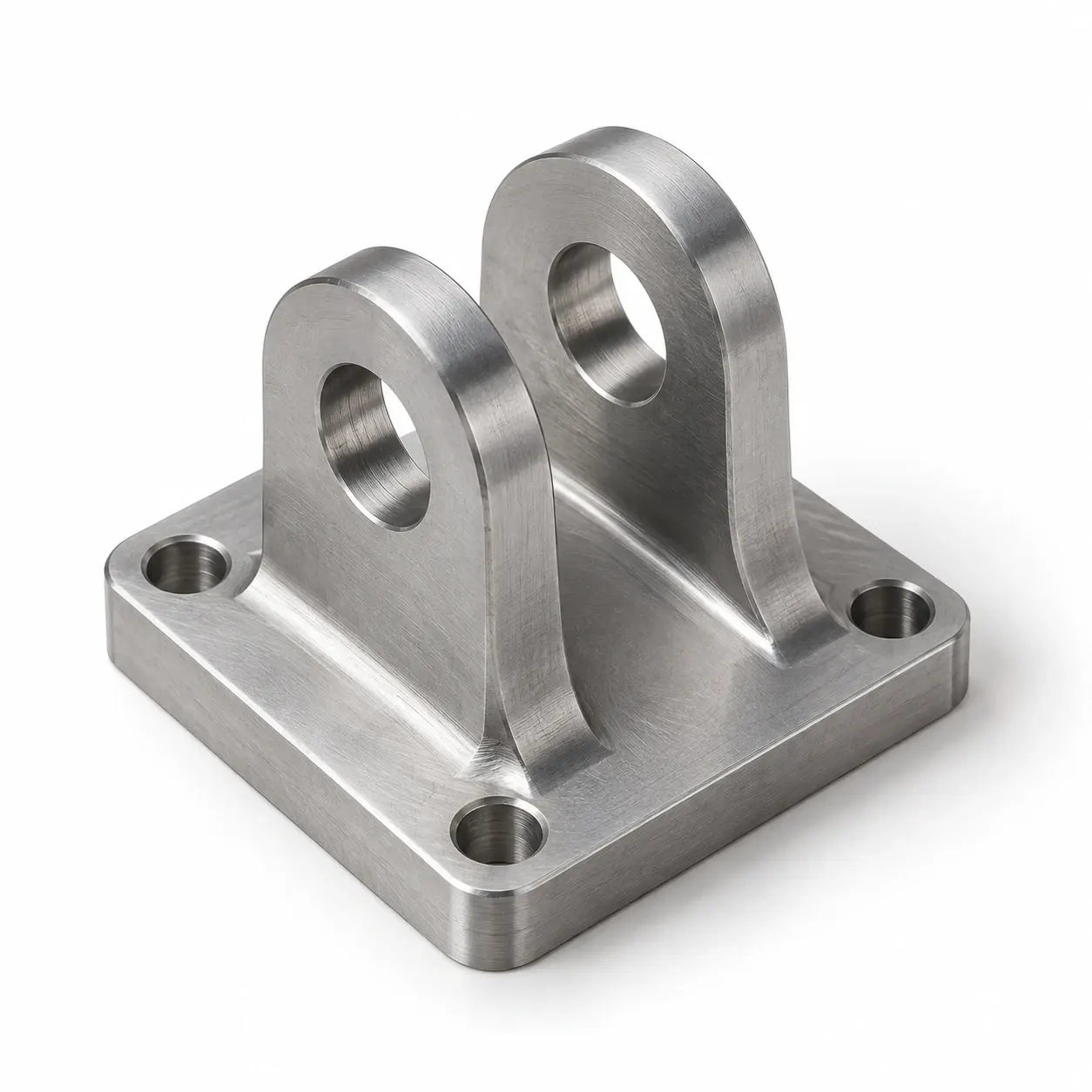 Mounting block / clevis lug — Steel, clevis mount machined from solid