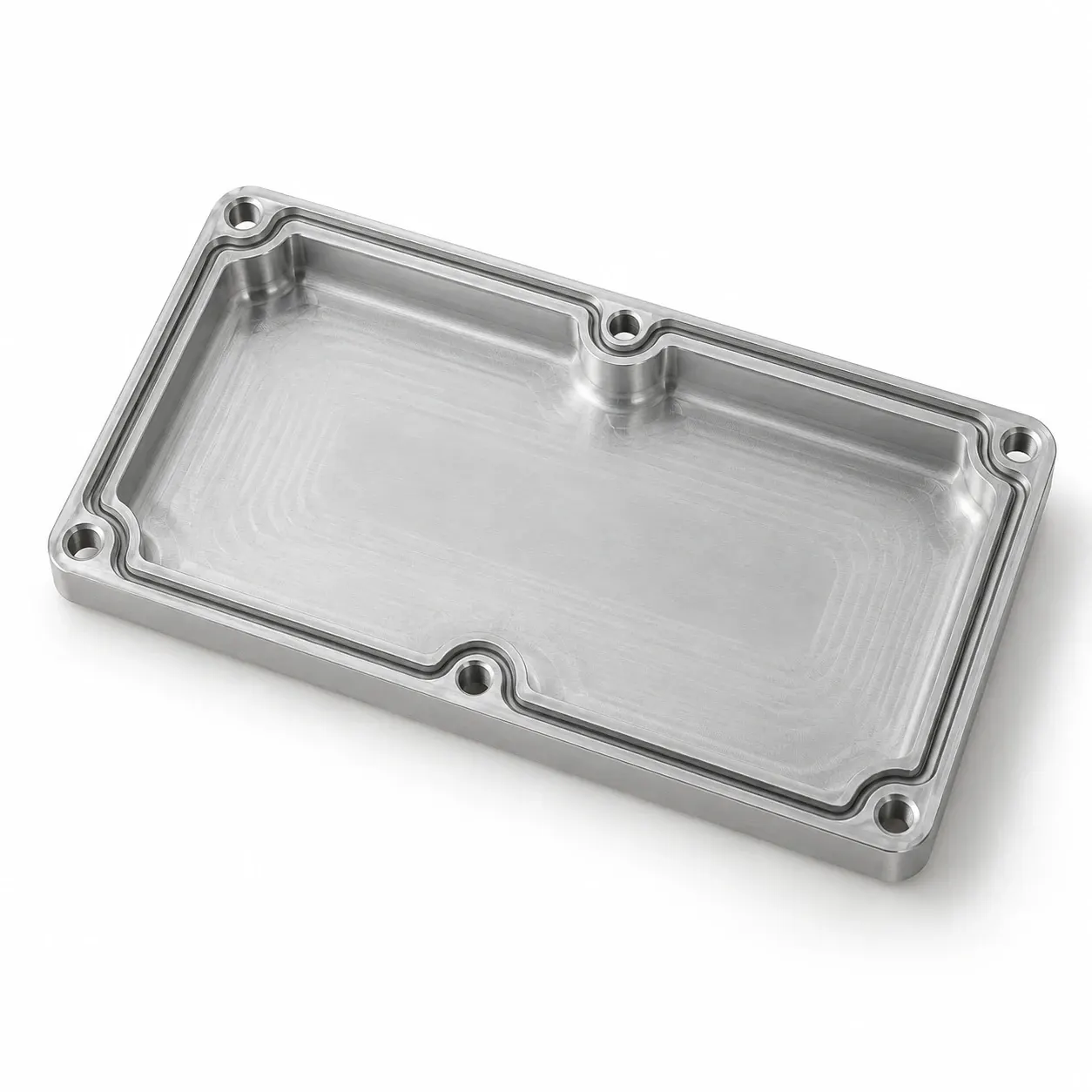 Enclosure lid — Aluminium, rectangular and round lids with gasket groove