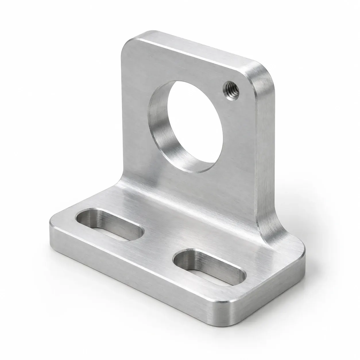 Sensor mounting bracket — Aluminium, L-bracket and split clamp