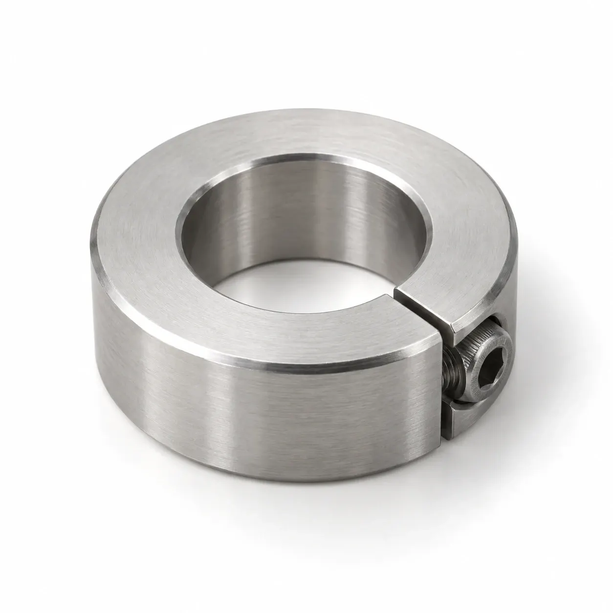 Clamping collar — Stainless steel, split, tangential clamping screw