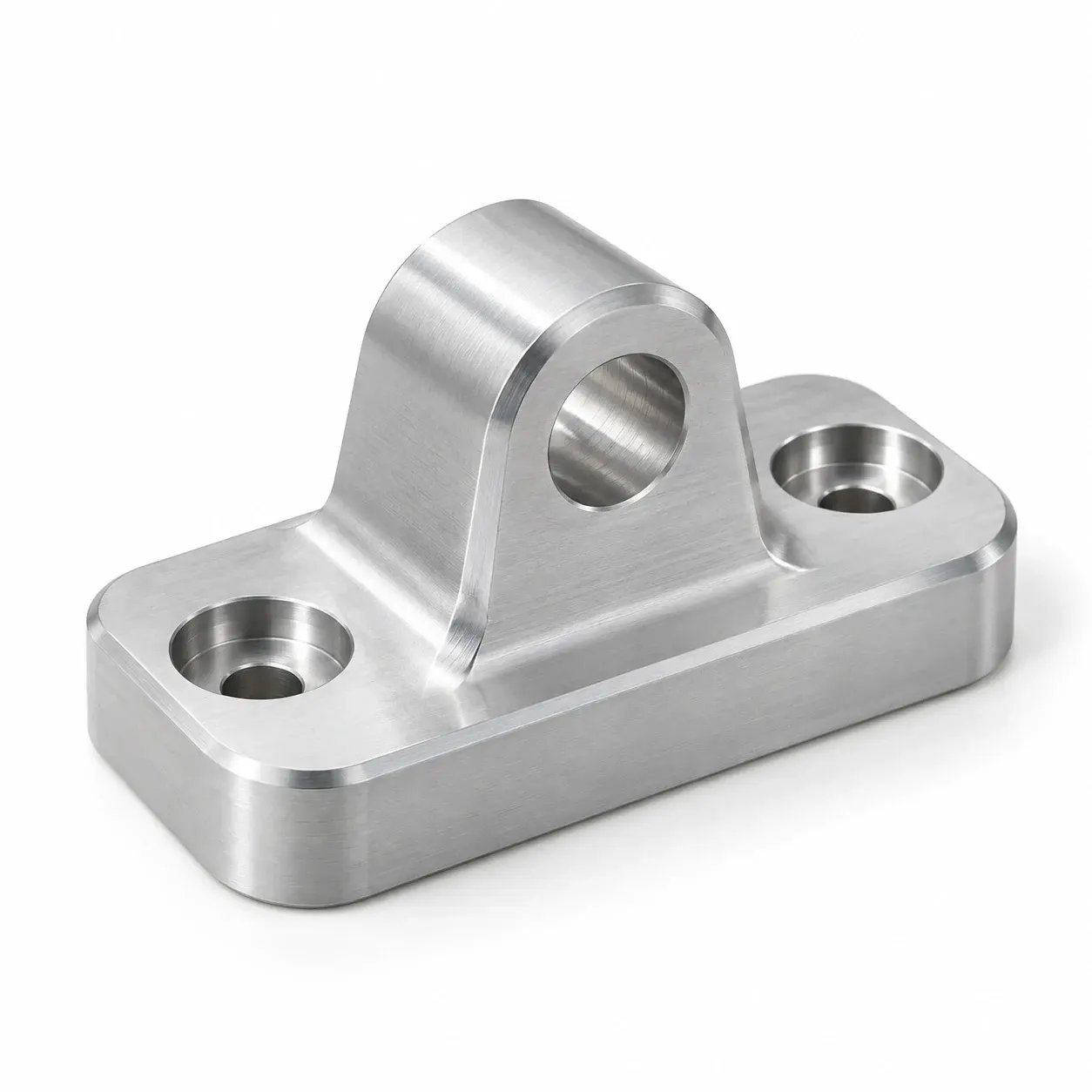 Carrying handle connection block — Stainless steel and aluminium, handle connection